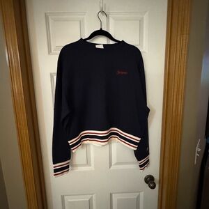Champion-  Navy - Crewneck Sweatshirt